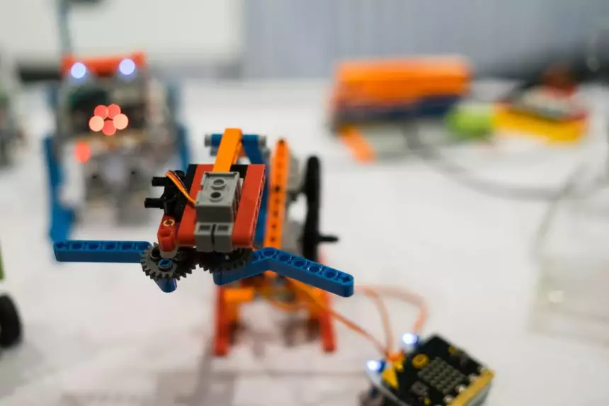 robotics toy invention on display